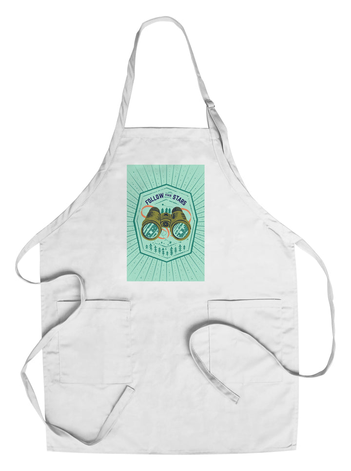 Lake Life Series, Follow The Stars, Organic Cotton Kitchen Tea Towels - Lantern Press