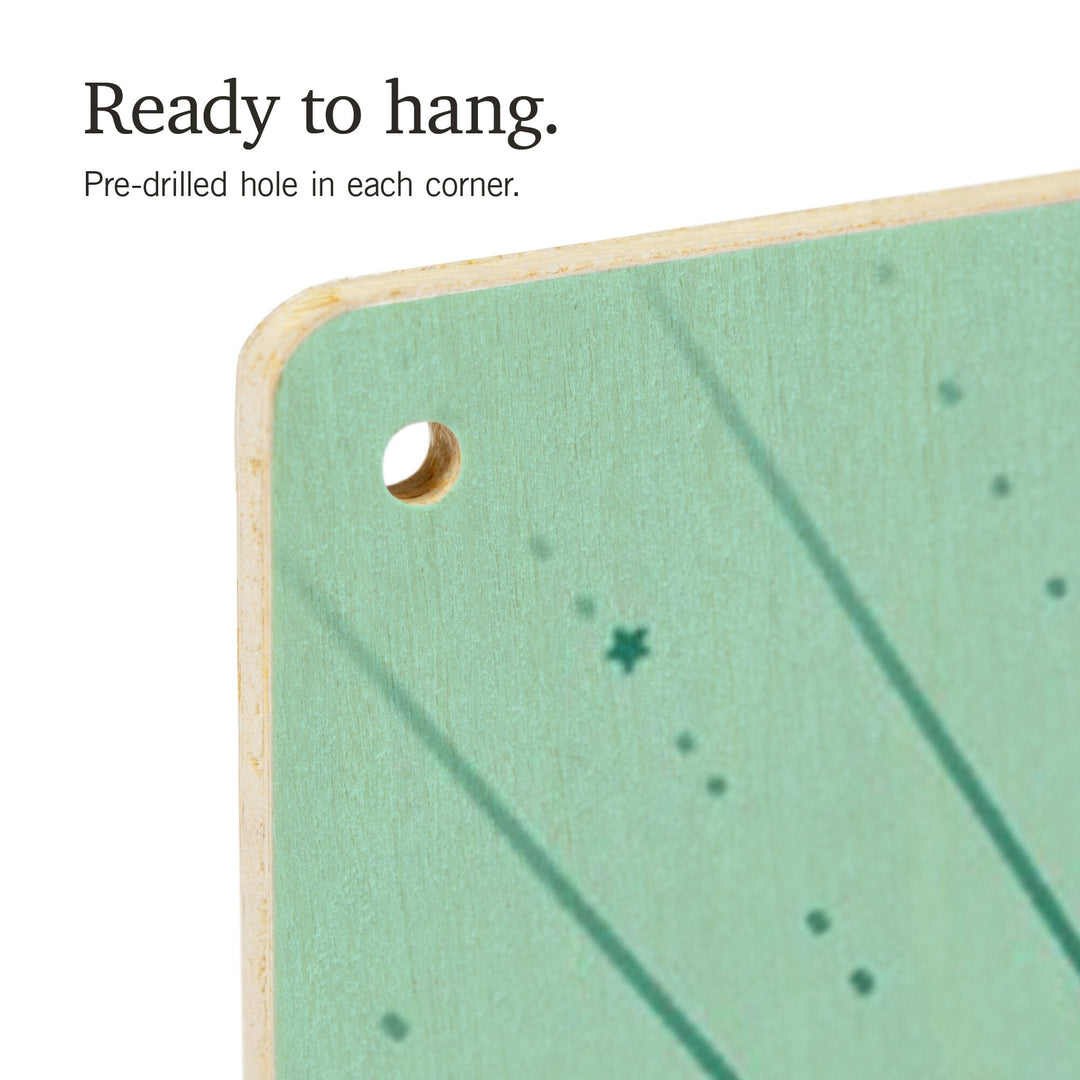 Lake Life Series, Follow The Stars, Wood Signs and Postcards - Lantern Press
