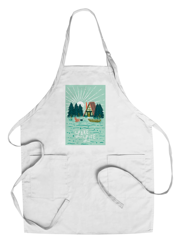 Lake Life Series, Lake Life, Organic Cotton Kitchen Tea Towels - Lantern Press