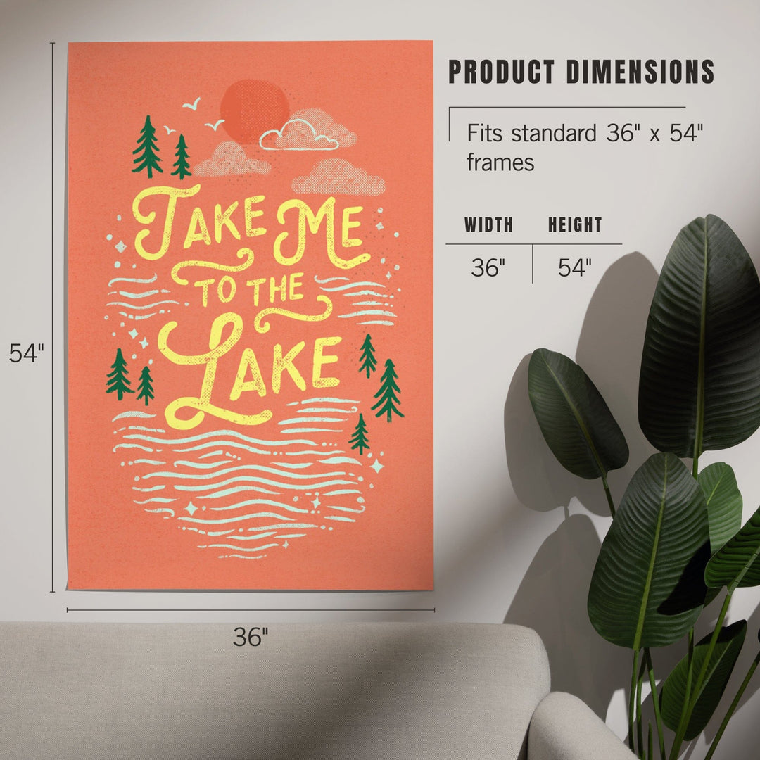 Lake Life Series, Take Me To The Lake, Art & Giclee Prints - Lantern Press