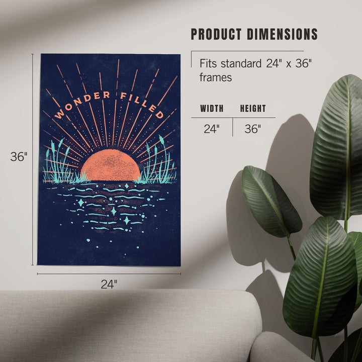 Lake Life Series, Wonder Filled, Art & Giclee Prints - Lantern Press