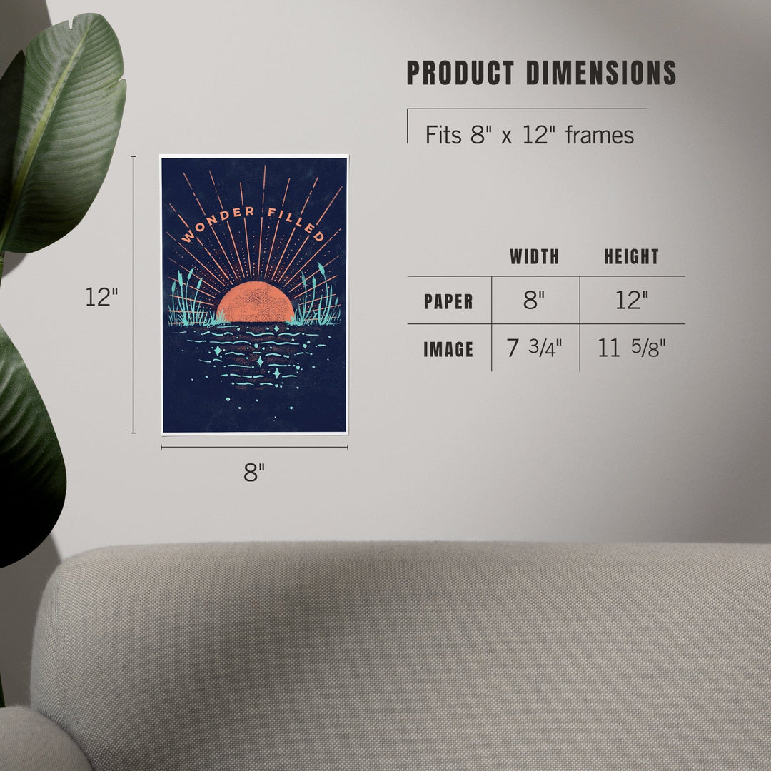 Lake Life Series, Wonder Filled, Art & Giclee Prints - Lantern Press