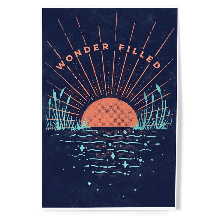 Lake Life Series, Wonder Filled, Art & Giclee Prints - Lantern Press