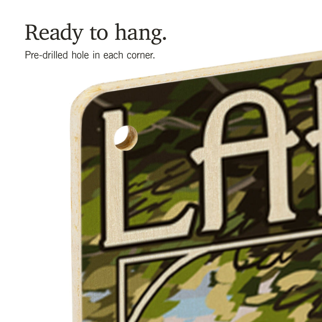 Lake Norman, North Carolina, Lake View with Sailboats, Lantern Press Artwork, Wood Signs and Postcards - Lantern Press