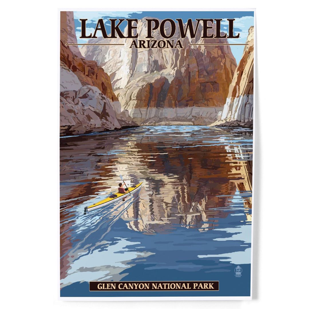 Lake Powell, Arizona, Glen Canyon National Park, Art & Giclee Prints Art Lantern Press 12 x 18 Art Print