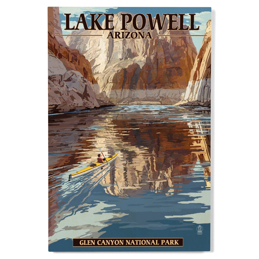 Lake Powell, Arizona, Glen Canyon National Park, Wood Signs and Postcards Wood Lantern Press