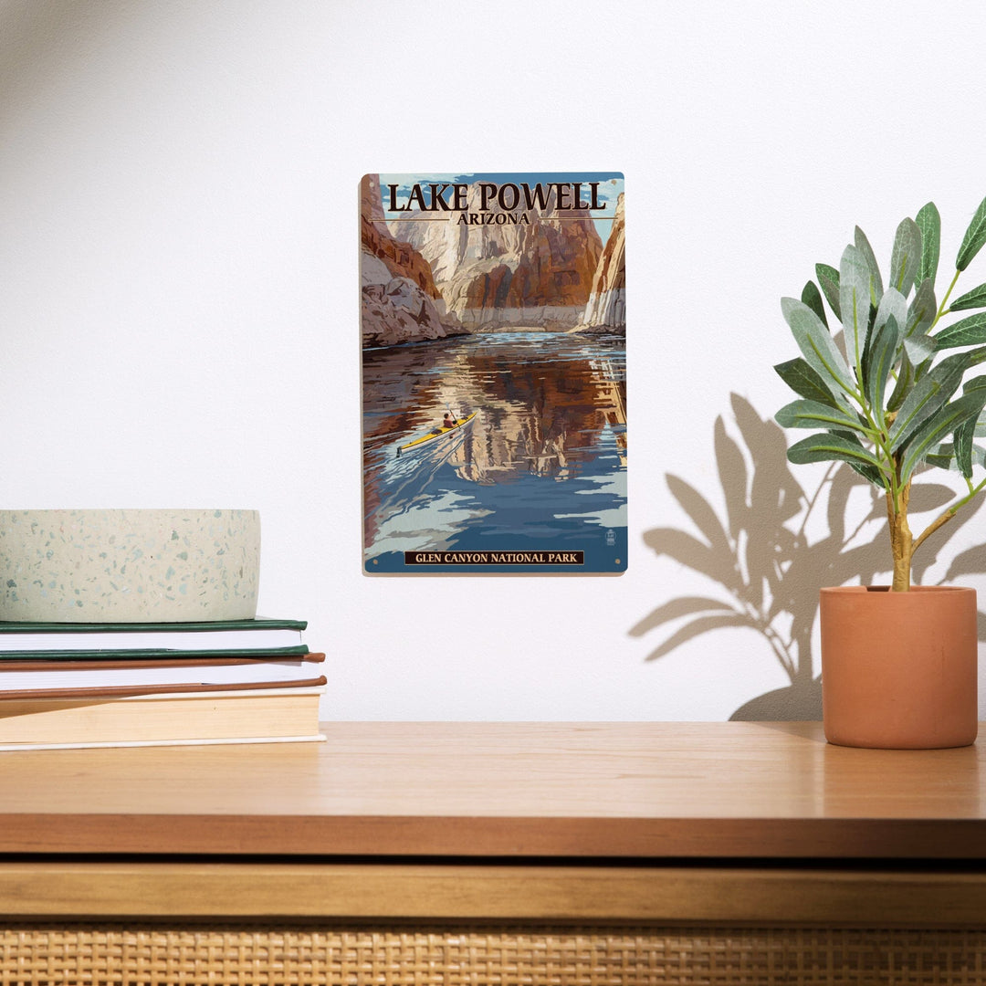 Lake Powell, Arizona, Glen Canyon National Park, Wood Signs and Postcards Wood Lantern Press