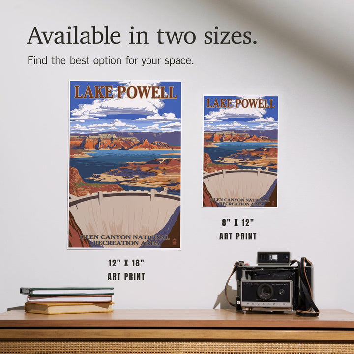 Lake Powell Dam View, Art & Giclee Prints - Lantern Press