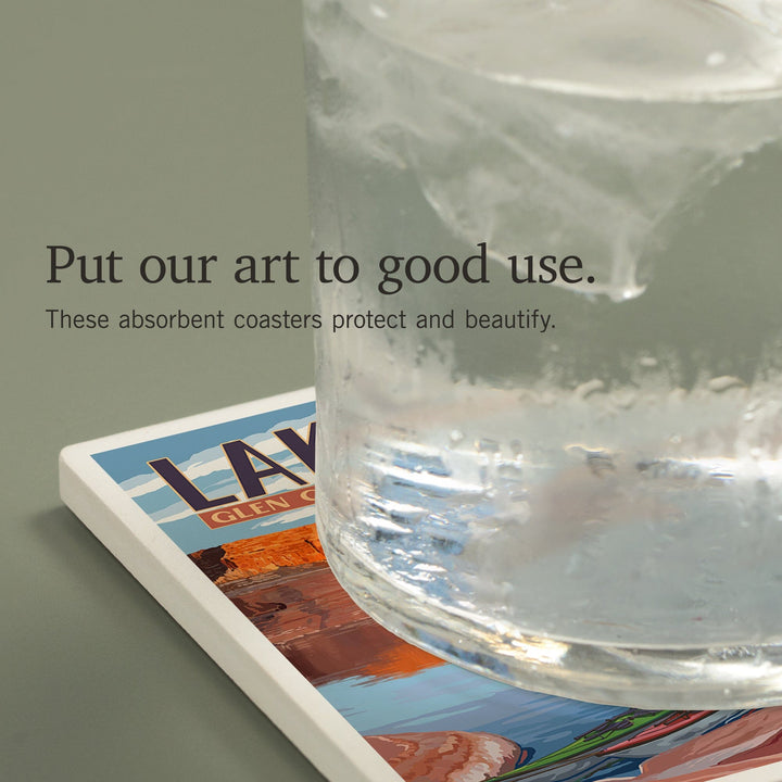 Lake Powell, Padre Bay, Coasters Coasters Lantern Press