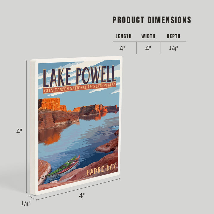 Lake Powell, Padre Bay, Coasters Coasters Lantern Press