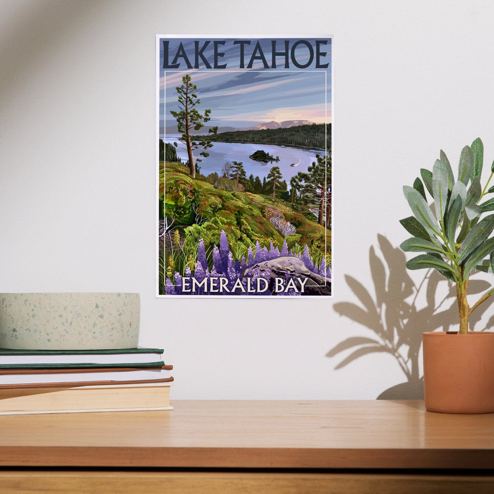 Lake Tahoe, California, Emerald Bay, Art & Giclee Prints - Lantern Press
