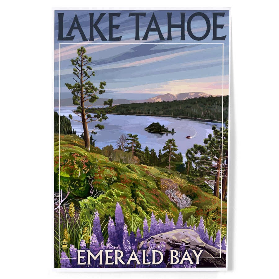 Lake Tahoe, California, Emerald Bay, Art & Giclee Prints - Lantern Press