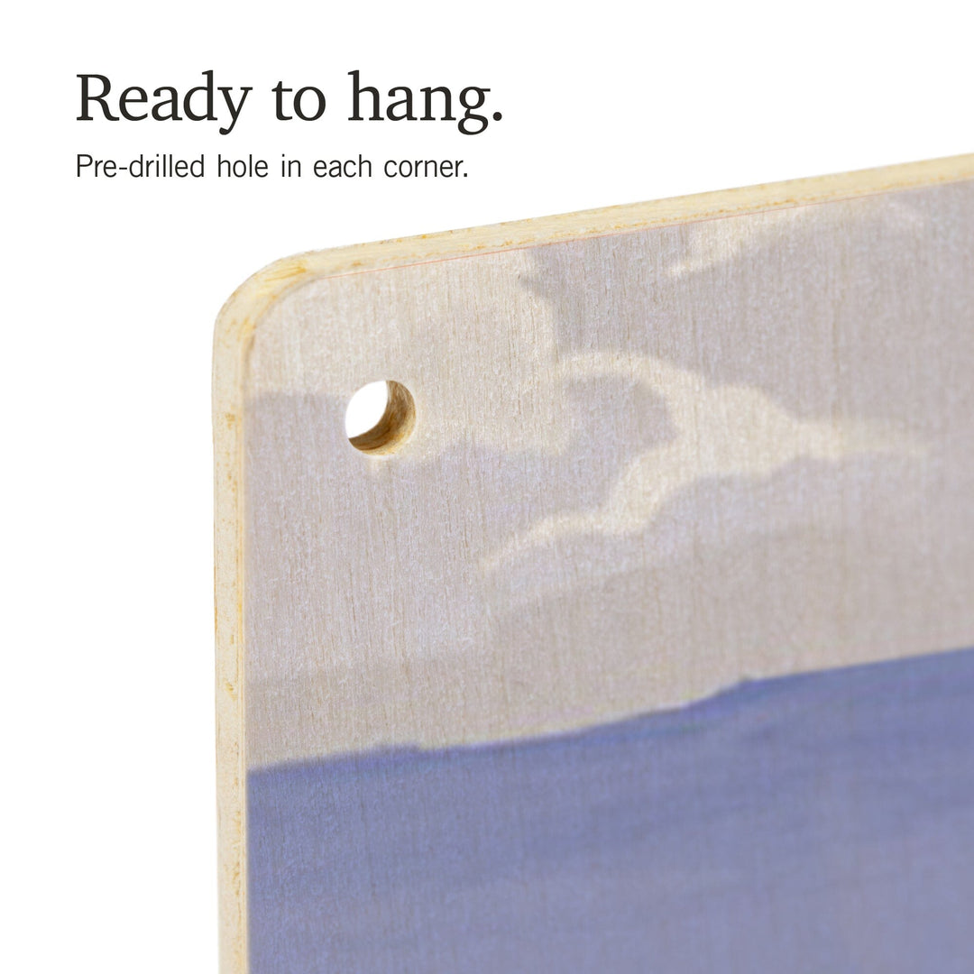 Lake Tahoe, California, Kayakers in Secret Cove, Lantern Press Artwork, Wood Signs and Postcards - Lantern Press