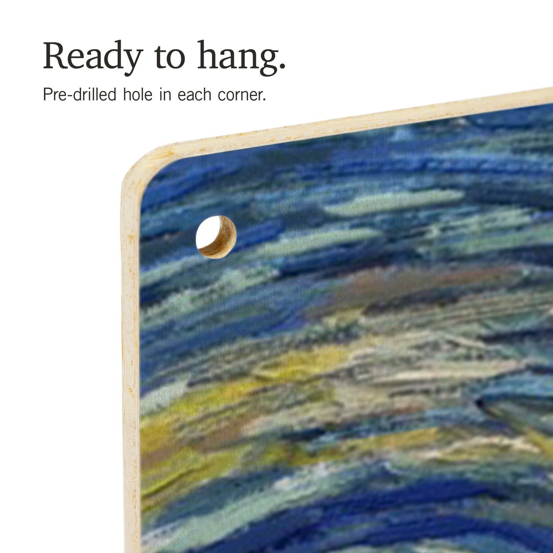 Lake Tahoe, California, Starry Night Series, Wood Signs and Postcards Wood Lantern Press