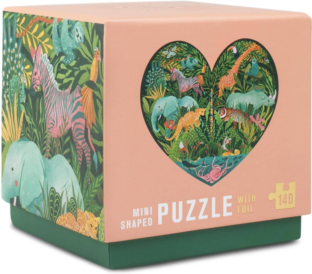 Lantern Press Mini Jigsaw Puzzle for Adults, Leave Her Wild Firelight Mini Puzzles Lantern Press