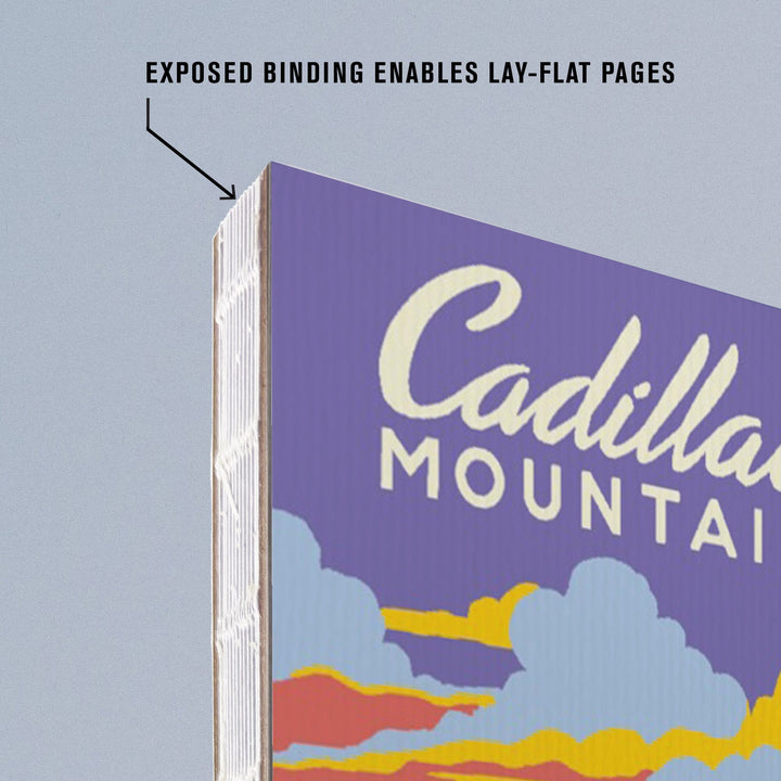 Lined 6x9 Journal, Acadia National Park, Maine, Explorer Series, Cadillac Mountain, Lay Flat, 193 Pages, FSC paper Home Lantern Press