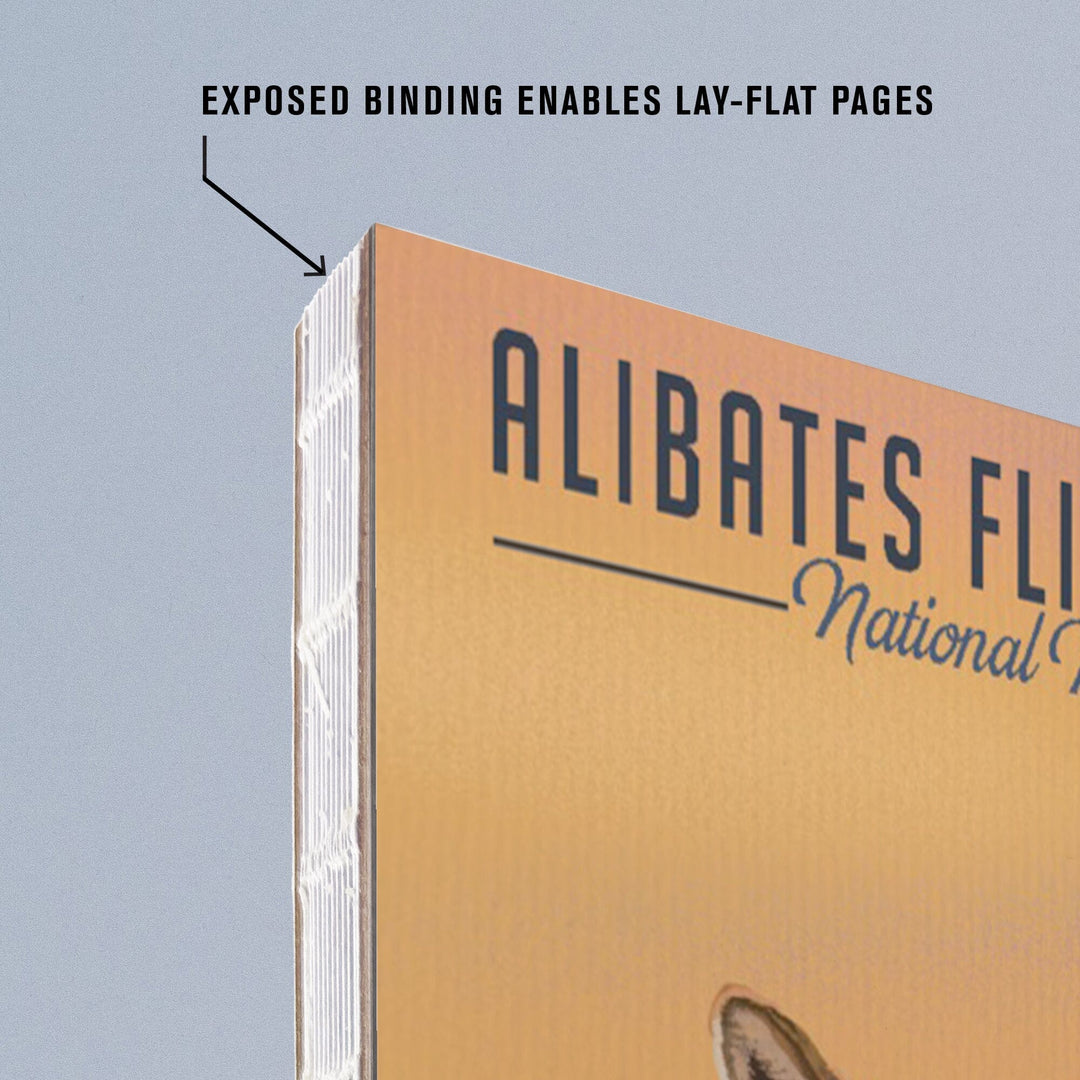 Lined 6x9 Journal, Alibates Flint Quarries National Monument, Texas, Coyote Litho, Lay Flat, 193 Pages, FSC paper Home Lantern Press