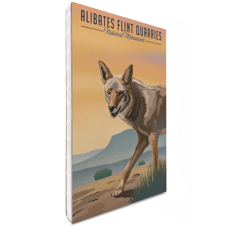 Lined 6x9 Journal, Alibates Flint Quarries National Monument, Texas, Coyote Litho, Lay Flat, 193 Pages, FSC paper Home Lantern Press
