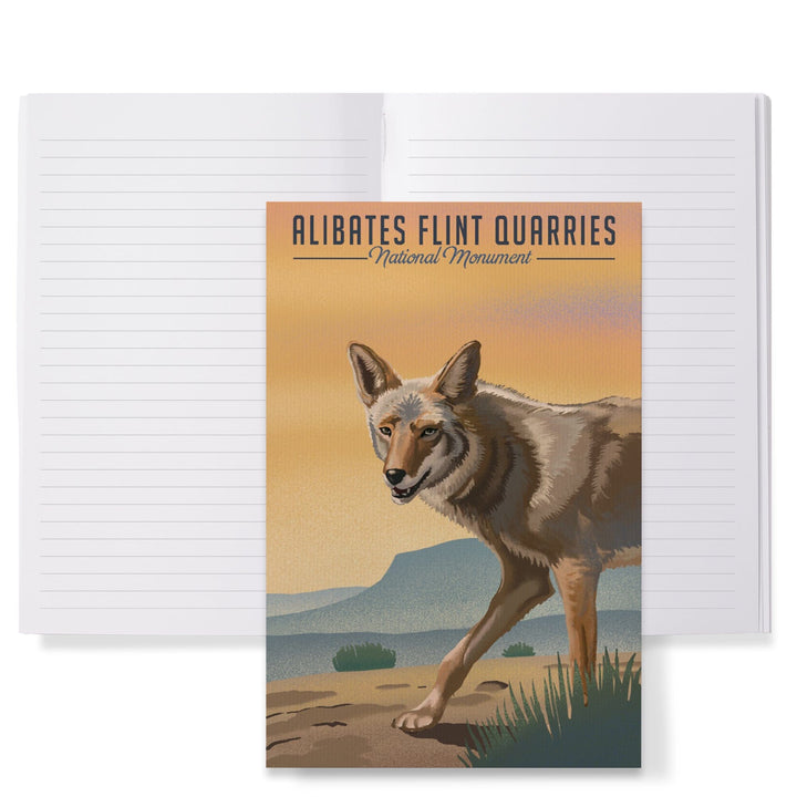 Lined 6x9 Journal, Alibates Flint Quarries National Monument, Texas, Coyote Litho, Lay Flat, 193 Pages, FSC paper Home Lantern Press