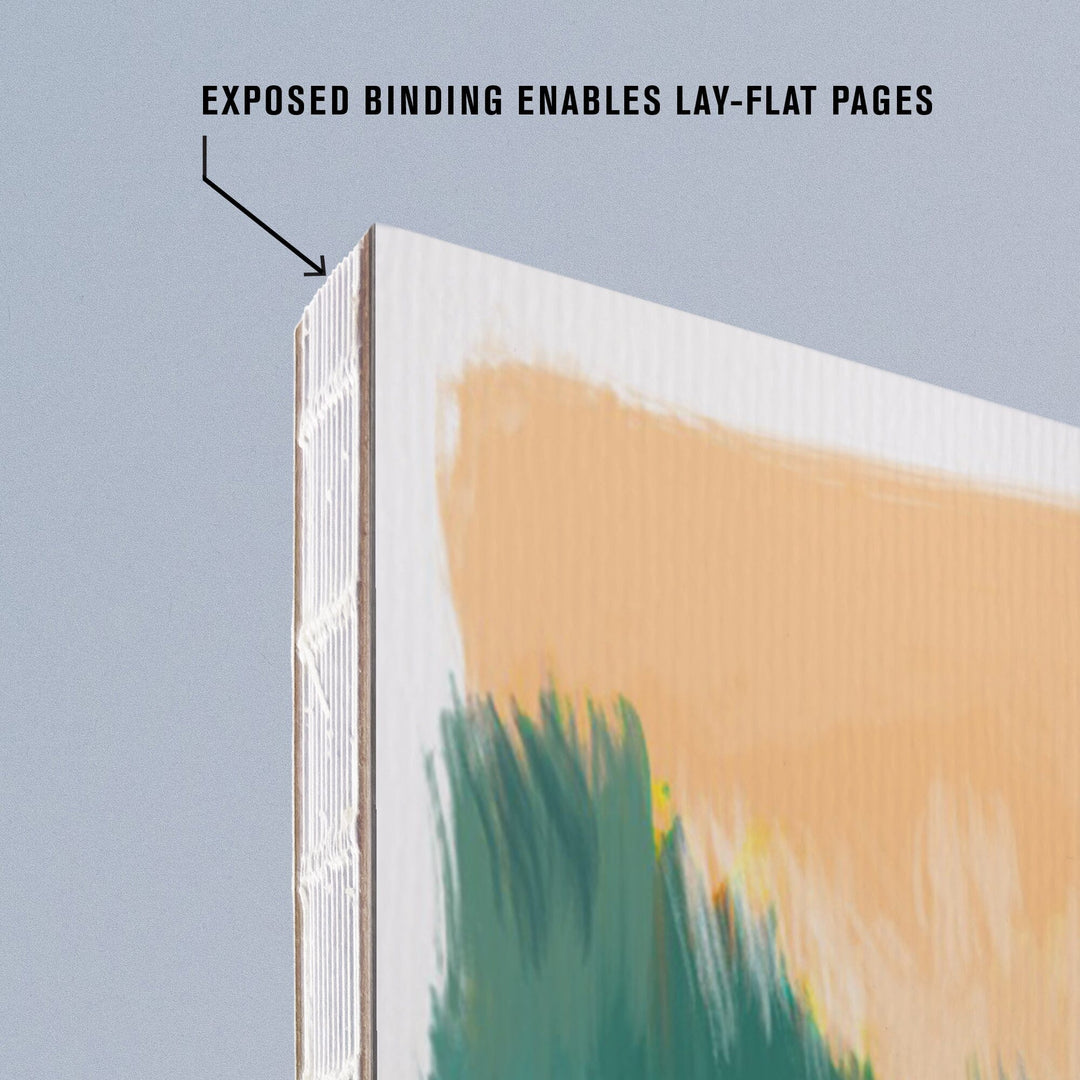 Lined 6x9 Journal, Alligator, Vivid, Lay Flat, 193 Pages, FSC paper Home Lantern Press