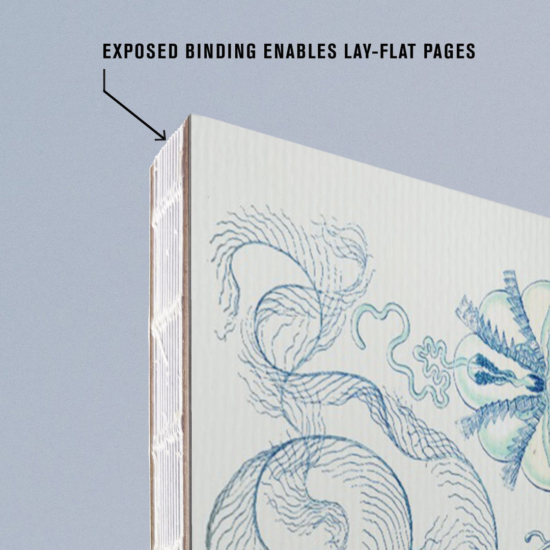Lined 6x9 Journal, Art Forms of Nature, Ctenophorae, Ernst Haeckel Artwork, Lay Flat, 193 Pages, FSC paper Home Lantern Press
