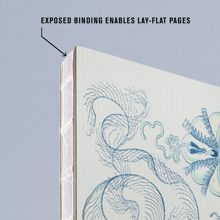 Lined 6x9 Journal, Art Forms of Nature, Ctenophorae, Ernst Haeckel Artwork, Lay Flat, 193 Pages, FSC paper Home Lantern Press