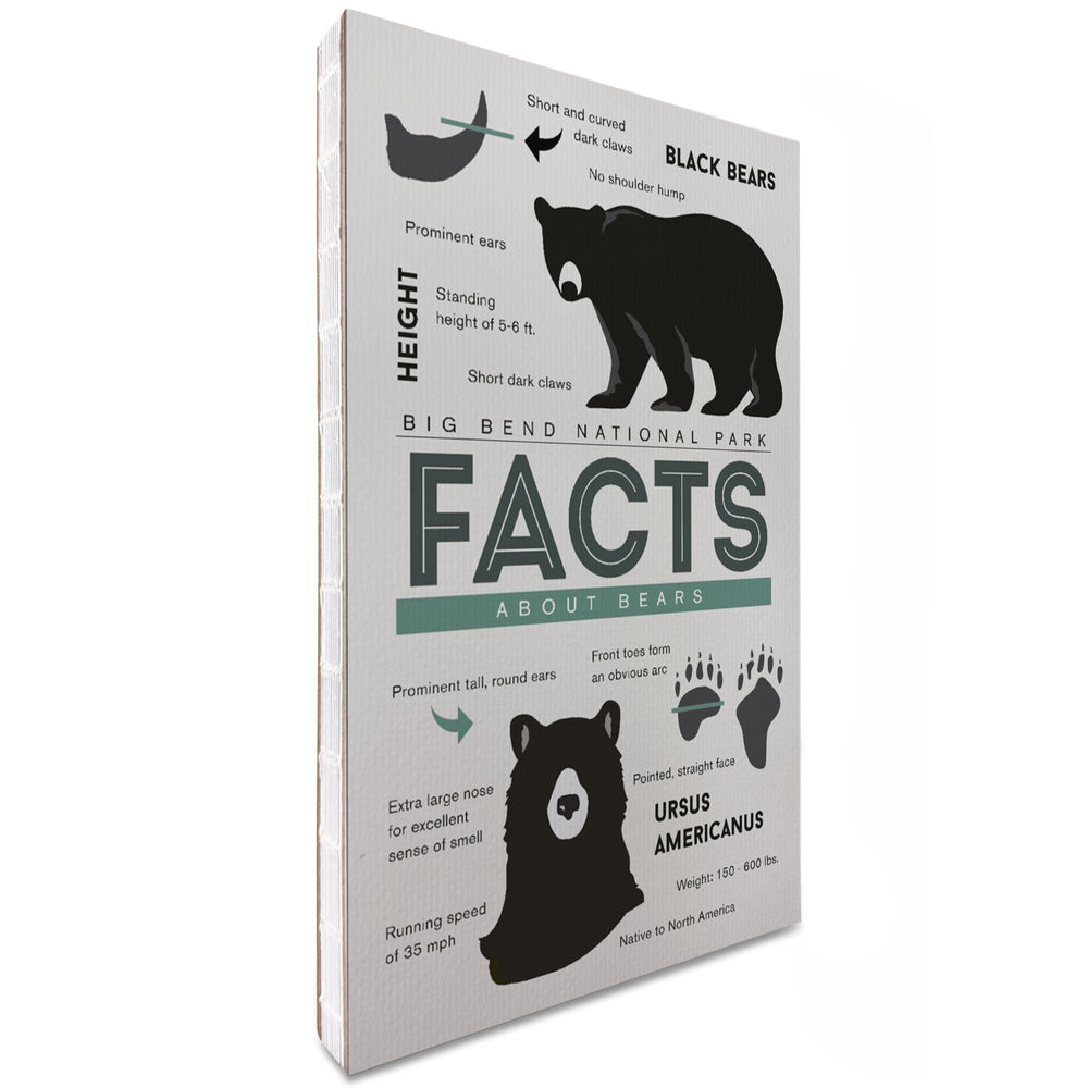 Lined 6x9 Journal, Big Bend National Park, Texas, Facts About Black Bears, Lay Flat, 193 Pages, FSC paper Home Lantern Press