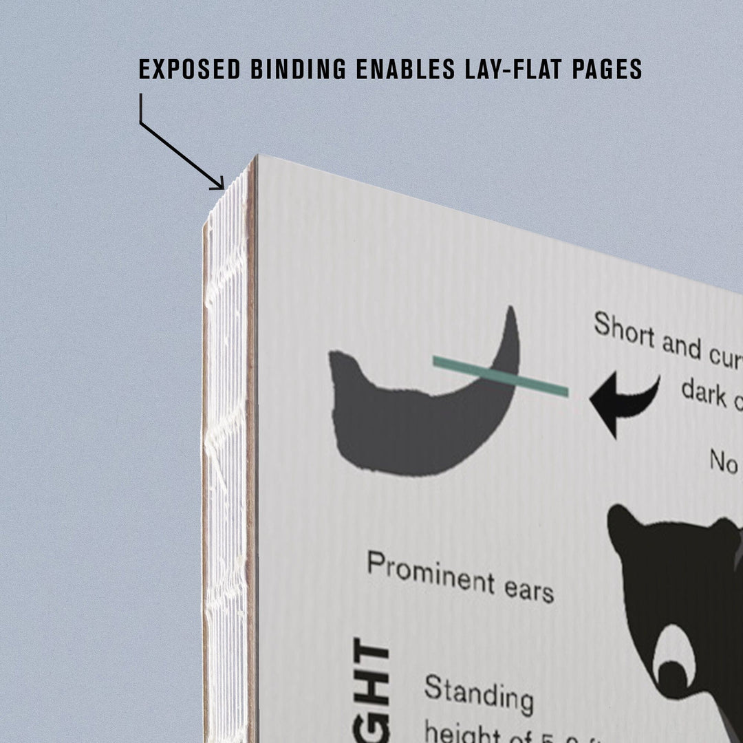 Lined 6x9 Journal, Big Bend National Park, Texas, Facts About Black Bears, Lay Flat, 193 Pages, FSC paper Home Lantern Press