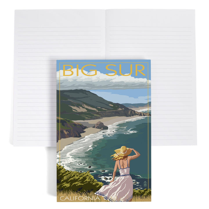 Lined 6x9 Journal, Big Sur, California, Coast Scene, Lay Flat, 193 Pages, FSC paper Home Lantern Press