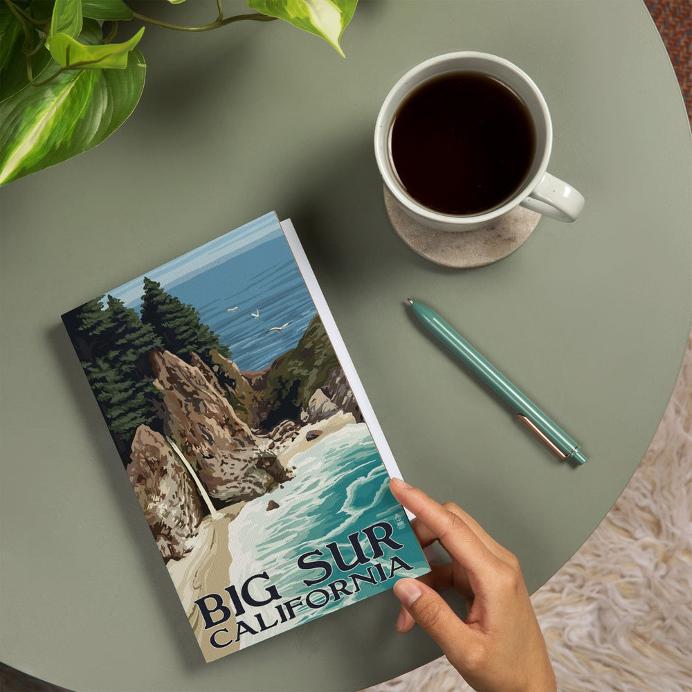 Lined 6x9 Journal, Big Sur, California, McWay Falls, Lay Flat, 193 Pages, FSC paper Home Lantern Press