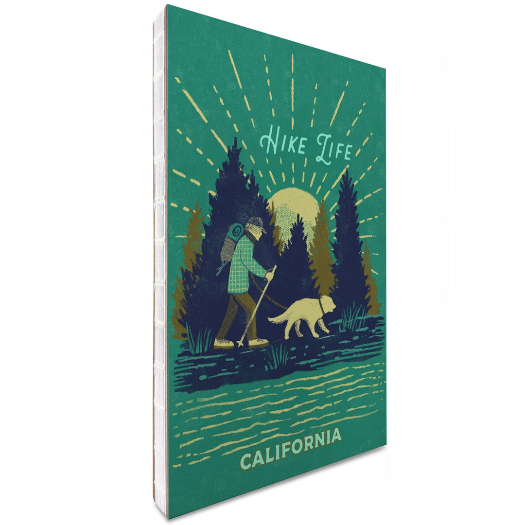 Lined 6x9 Journal, California, Lake Life Series, Hike Life, Lay Flat, 193 Pages, FSC paper Home Lantern Press