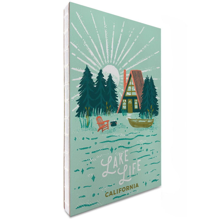 Lined 6x9 Journal, California, Lake Life Series, Lake Life, Lay Flat, 193 Pages, FSC paper Home Lantern Press