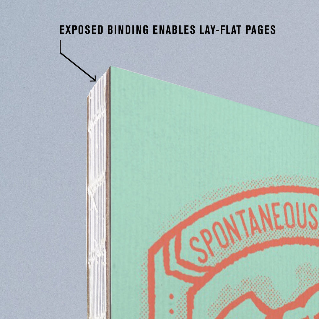 Lined 6x9 Journal, California, Lake Life Series, Spontaneous Adventurer, Lay Flat, 193 Pages, FSC paper Home Lantern Press