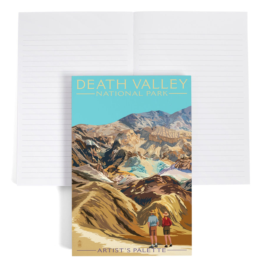 Lined 6x9 Journal, Death Valley National Park, California, Artist's Palette, Painterly Series, Lay Flat, 193 Pages, FSC paper Home Lantern Press