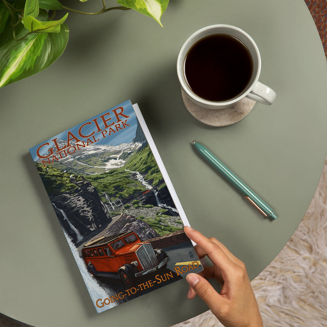 Lined 6x9 Journal, Glacier National Park, Montana, Going-To-The-Sun Road, Lay Flat, 193 Pages, FSC paper Home Lantern Press