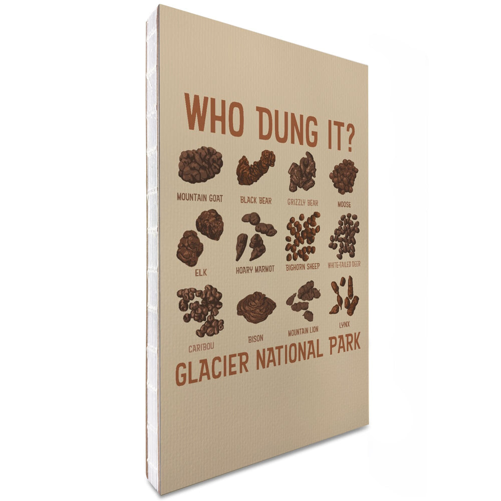 Lined 6x9 Journal, Glacier National Park, Montana, Poop, Lay Flat, 193 Pages, FSC paper Home Lantern Press