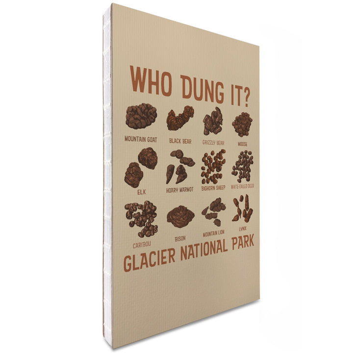 Lined 6x9 Journal, Glacier National Park, Montana, Poop, Lay Flat, 193 Pages, FSC paper Home Lantern Press
