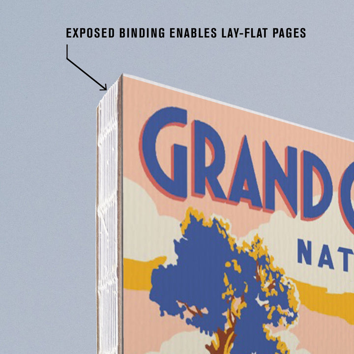 Lined 6x9 Journal, Grand Canyon National Park, Arizona, Explorer Series, Grand Canyon, Lay Flat, 193 Pages, FSC paper Home Lantern Press