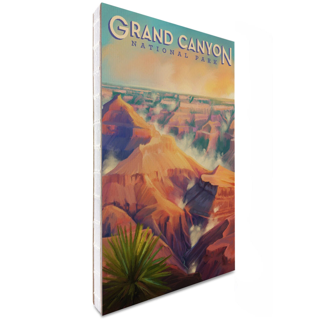 Lined 6x9 Journal, Grand Canyon National Park, Arizona, Oil Painting, Lay Flat, 193 Pages, FSC paper Home Lantern Press