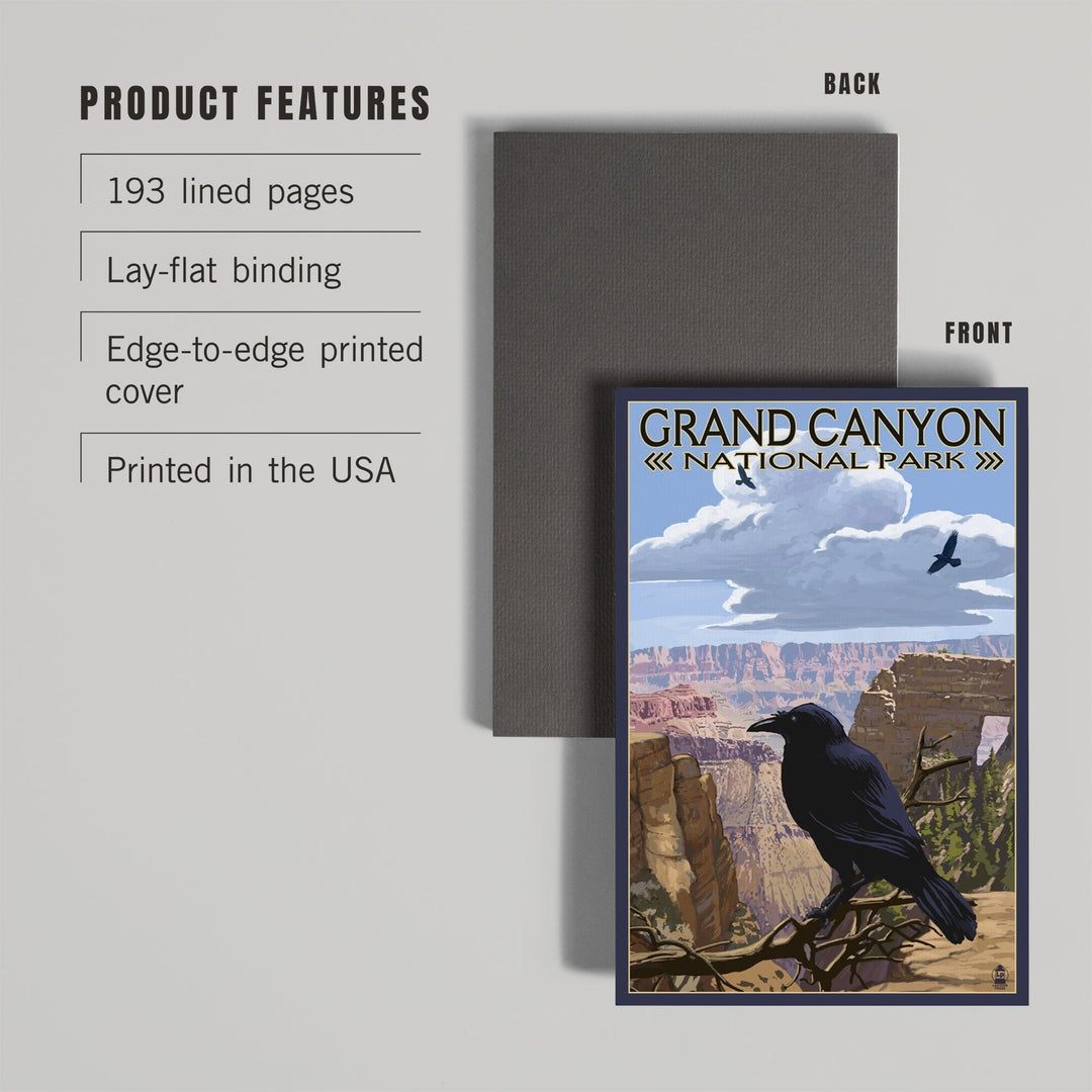 Lined 6x9 Journal, Grand Canyon National Park, Arizona, Ravens and Angels Window, Lay Flat, 193 Pages, FSC paper Home Lantern Press