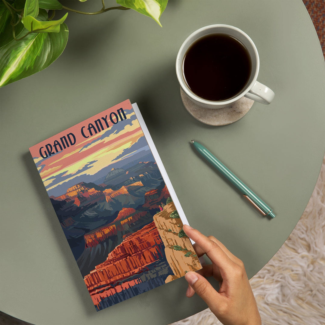 Lined 6x9 Journal, Grand Canyon National Park, Arizona, Sunset View, Lay Flat, 193 Pages, FSC paper Home Lantern Press