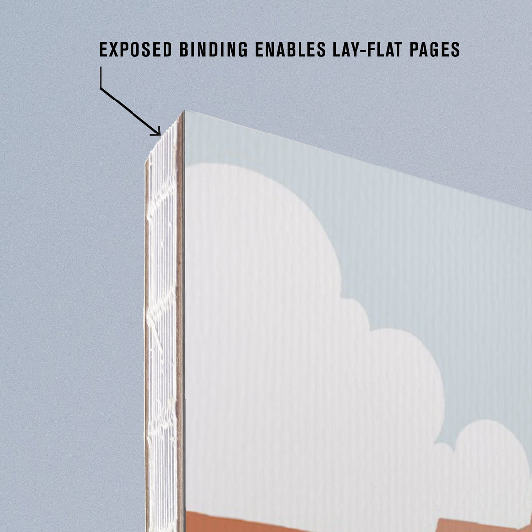 Lined 6x9 Journal, Grand Canyon National Park, Go Unplug, Retro RV, Lay Flat, 193 Pages, FSC paper Home Lantern Press