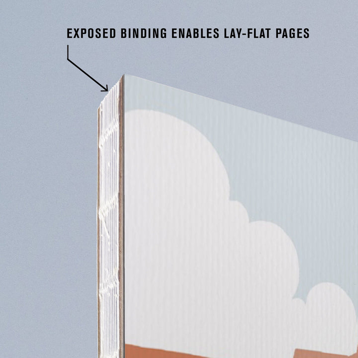 Lined 6x9 Journal, Grand Canyon National Park, Go Unplug, Retro RV, Lay Flat, 193 Pages, FSC paper Home Lantern Press