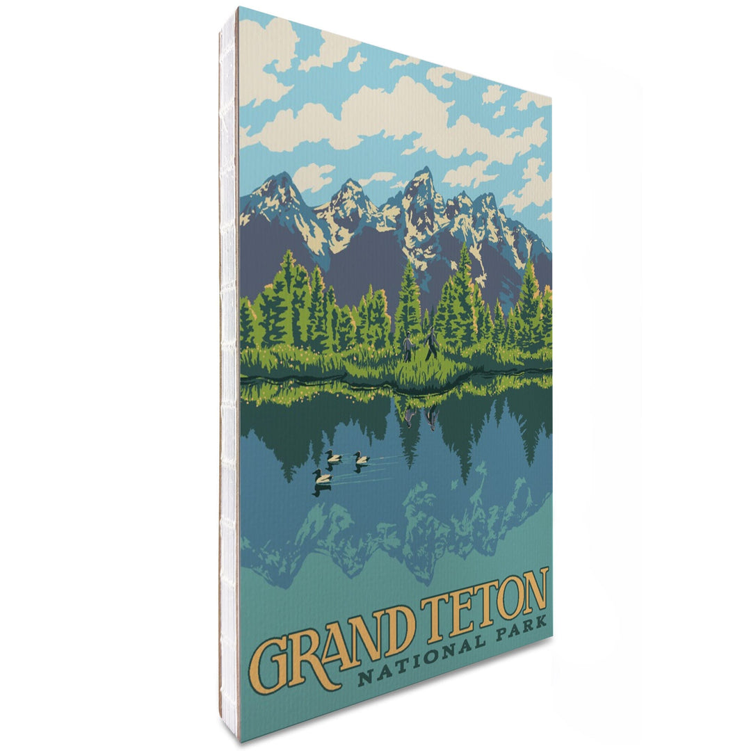 Lined 6x9 Journal, Grand Teton National Park, Wyoming, Explorer Series, Lay Flat, 193 Pages, FSC paper Home Lantern Press