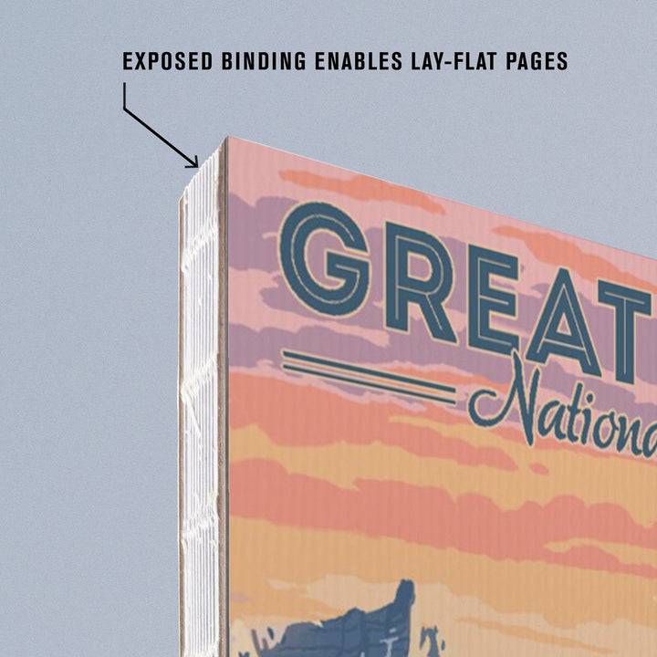 Lined 6x9 Journal, Great Basin National Park, Nevada, Elk and Spring Flowers, Lay Flat, 193 Pages, FSC paper Home Lantern Press