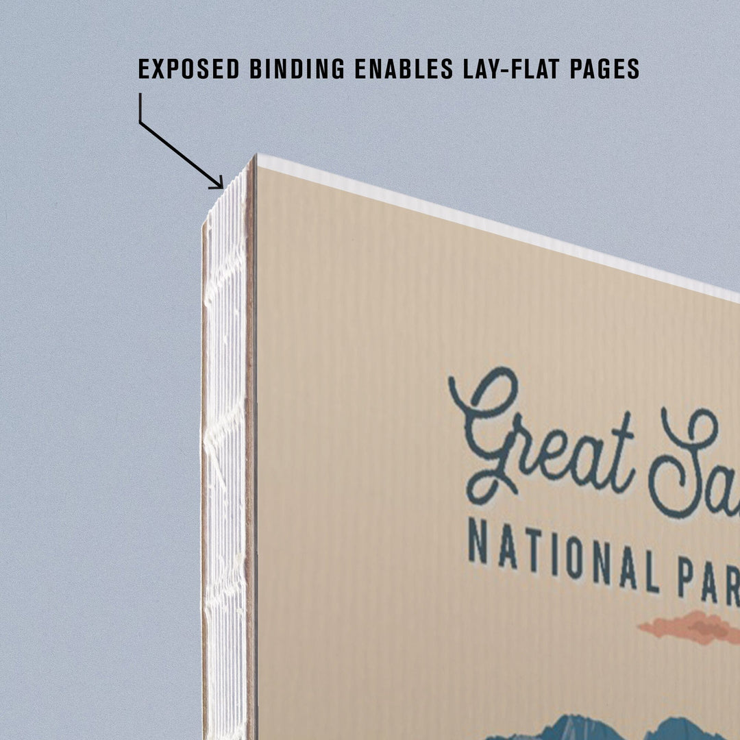 Lined 6x9 Journal, Great Sand Dunes National Park and Preserve, Colorado, Painterly National Park Series, Lay Flat, 193 Pages, FSC paper Home Lantern Press