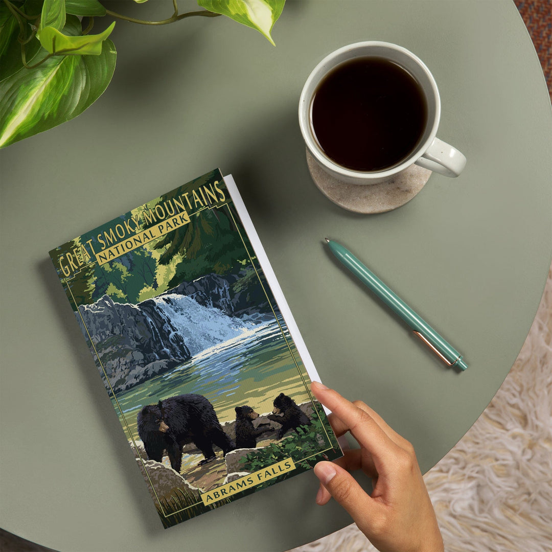 Lined 6x9 Journal, Great Smoky Mountains National Park, Tennessee, Abrams Falls, Lay Flat, 193 Pages, FSC paper Home Lantern Press