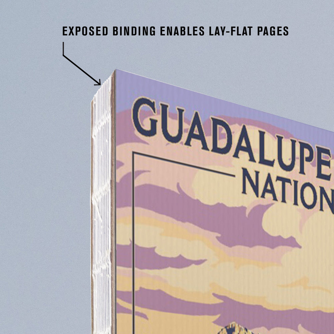 Lined 6x9 Journal, Guadalupe Mountains National Park, Texas, Lay Flat, 193 Pages, FSC paper Home Lantern Press