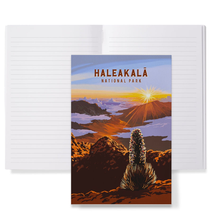 Lined 6x9 Journal, Haleakalā National Park, Hawaii, Painterly National Park Series, Lay Flat, 193 Pages, FSC paper Home Lantern Press