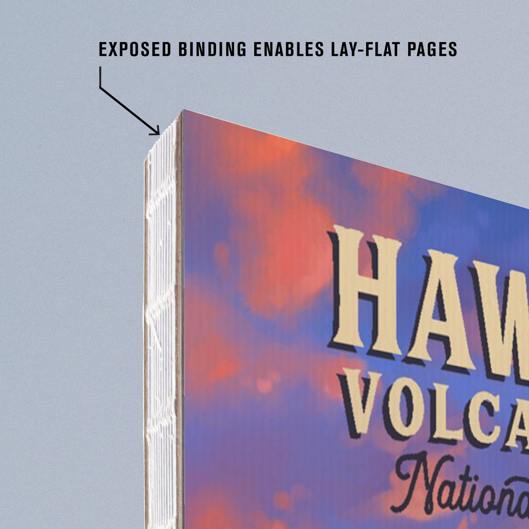 Lined 6x9 Journal, Hawai‘i Volcanoes National Park, Hawaii, Oil Painting, Lay Flat, 193 Pages, FSC paper Home Lantern Press
